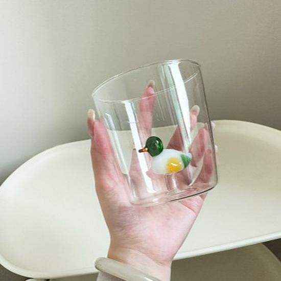 Tazza da Latte in Vetro Creativa 3D Albero di Natale Resistente al Calore