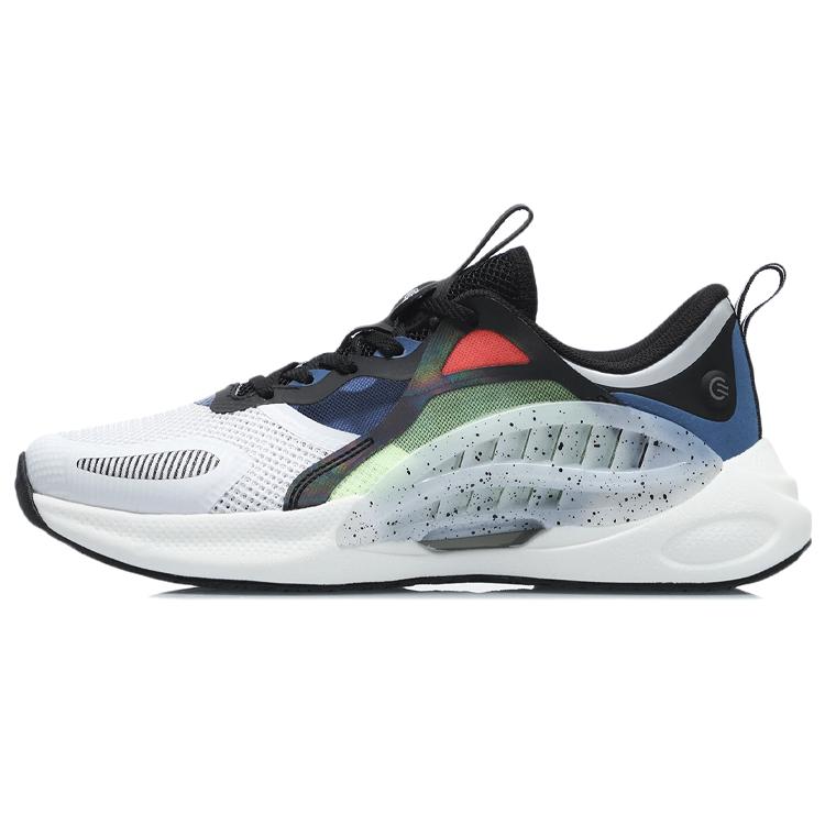 Li Ning Textile, TPU Cushioning Slip Resistant Abrasion Resistant Breathable Lightweight Low top Sports Casual Shoes AGLR037-4