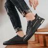 CYYTL Herrenschuhe Skateboard-Sneakers Casual Tennis Outdoor Leder Wandern Sport Laufen Plateau Slipper Designer Luxus Sommer