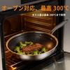 LOLYKITCH 3-Ply Stainless Steel Honeycomb Embossed Non-Stick 26cm Wok with Lid, IH, Dishwasher, and Oven Safe, High Durability, Riveted Handle