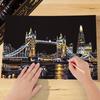 City Night View A4 Scratch Art Paper - Children’s Craft Kit