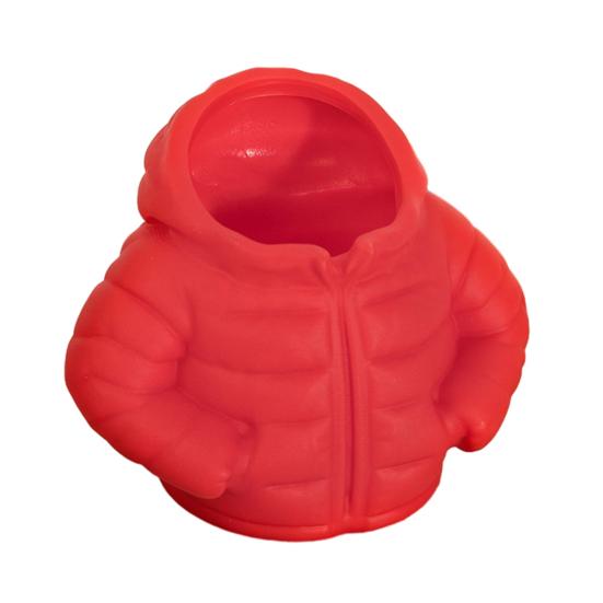 Puffer Jacket Pen Holder, 3D Printed Desk Organizer, Novelty Stationery Holder for Office Home, Creative Gift for Kids Students