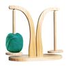 Wooden Yarn Holder Knitting Tools Crochet Yarn Holder Rotating Magnetic Thread Spool Wool Ball Winder Rotation Spinner