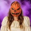 3D Full Face Mask Creativity Halloween Cosplay Mask Pumpkin Halloween Mask  Haunted House