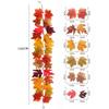 Autumn Artificial Maple Leaf Garland Multicolor Mini Pumpkin Simulation Mapple Leaves Vine Silk Leaves Photo Props