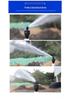 Automatic Rotating Tripod Lawn Sprinkler for Garden Irrigation