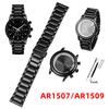 High Quality Ceramic Strap+case for Armani Watch AR1507 AR1509  AR1451 AR1452 AR1400 AR1410 Series Watch Accessories Men Bracele