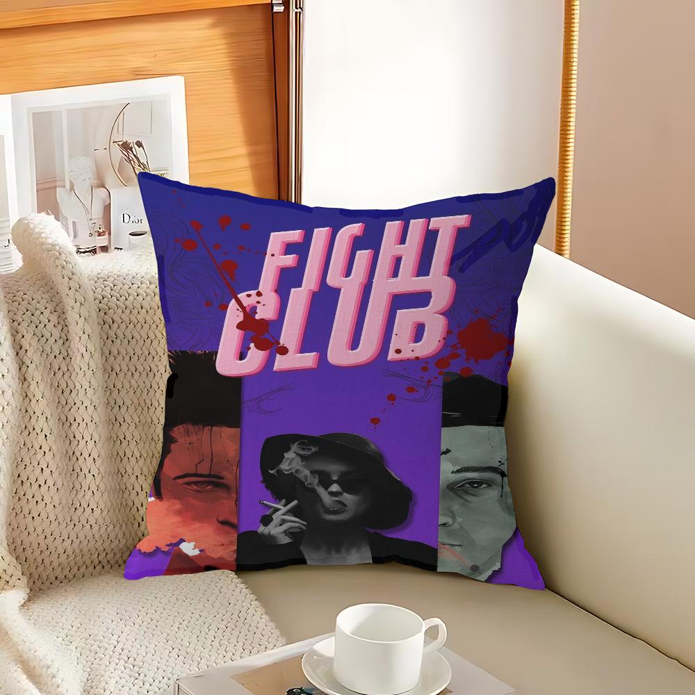 Movie Fight Club Cushion Cover Pillowcase Upholstery Sofa Throw Pillow Home Decor Pillowcas