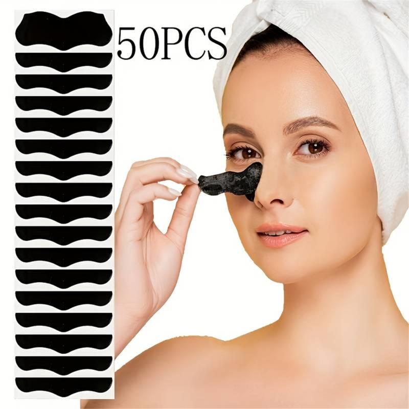 

50 Pcs/set remove blackheads and acne nose patch beauty tools чёрный