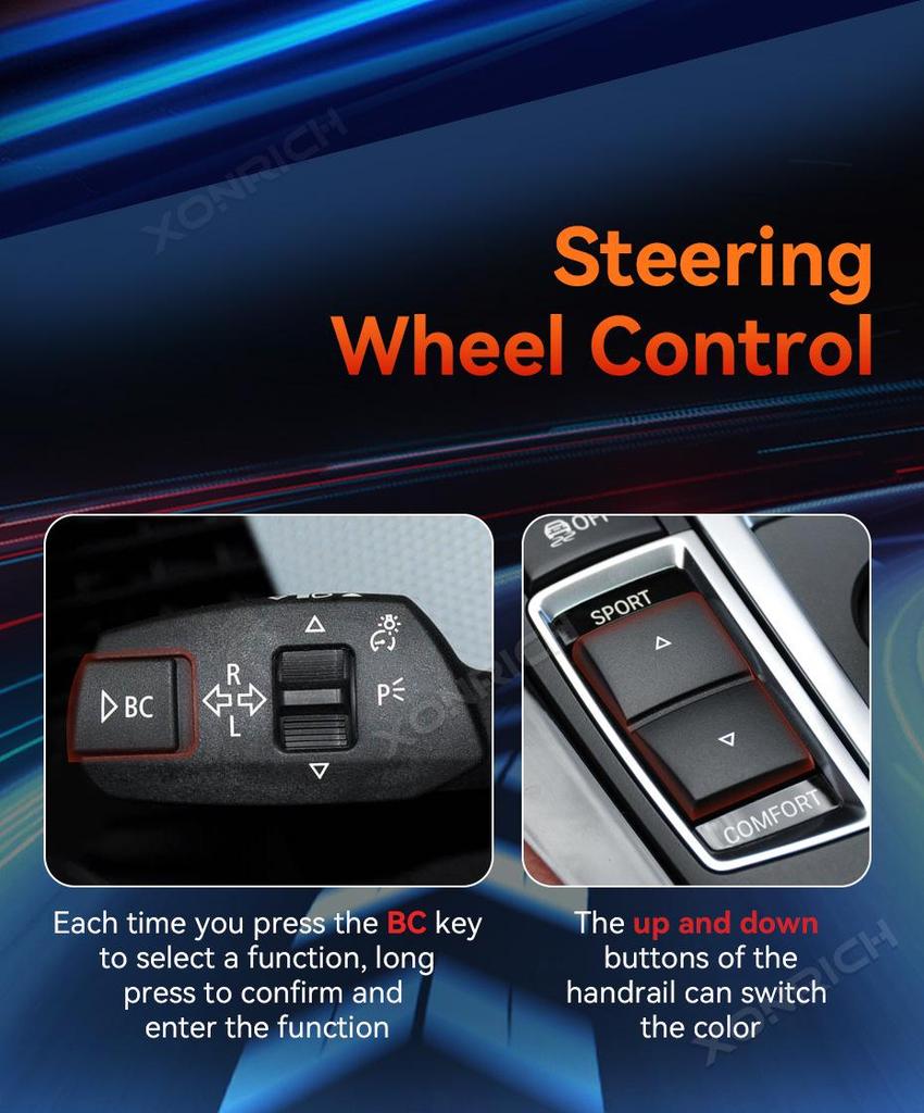 Compatible with BMW 7 Series F01/F02 and X1-X6 Full LCD Instrument Panel
