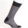 Men's Stylish Colorful Striped Dress Socks Thin and Breathable Fabric Business Socks for Office Wear and Formal Occasion