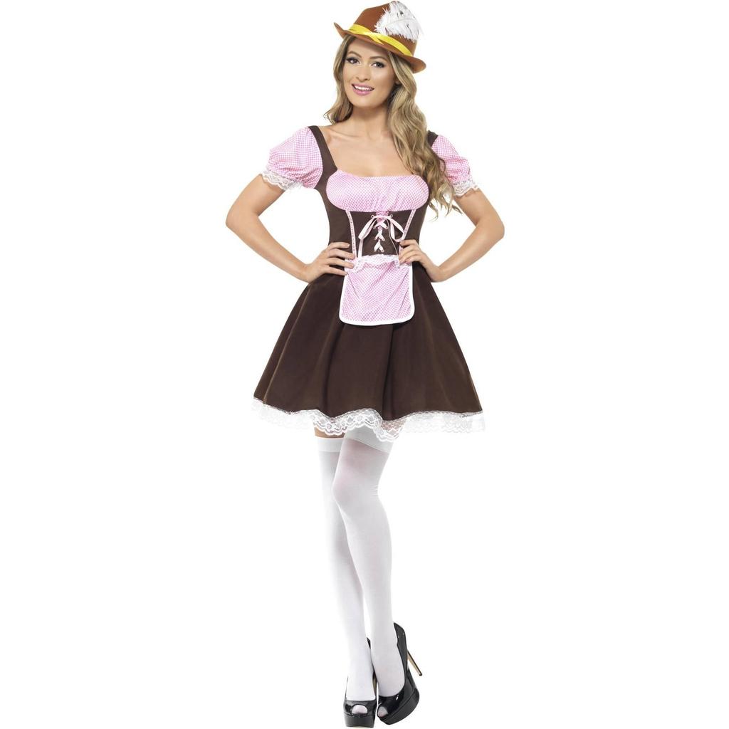 Smiffys Womens/Ladies Tavern Costume Dress