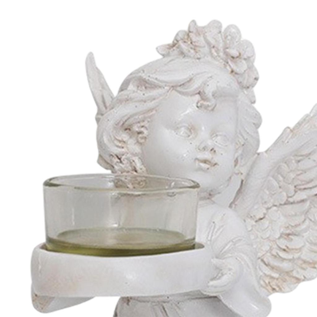 Engel Kerzenhalter Engel Sammlung Figur für Erinnerung Beerdigung Gedenken