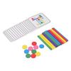 Kids Colorful Stick Puzzle Toy Color Sensory Colorful Stick Matching Cognition Development for Boys