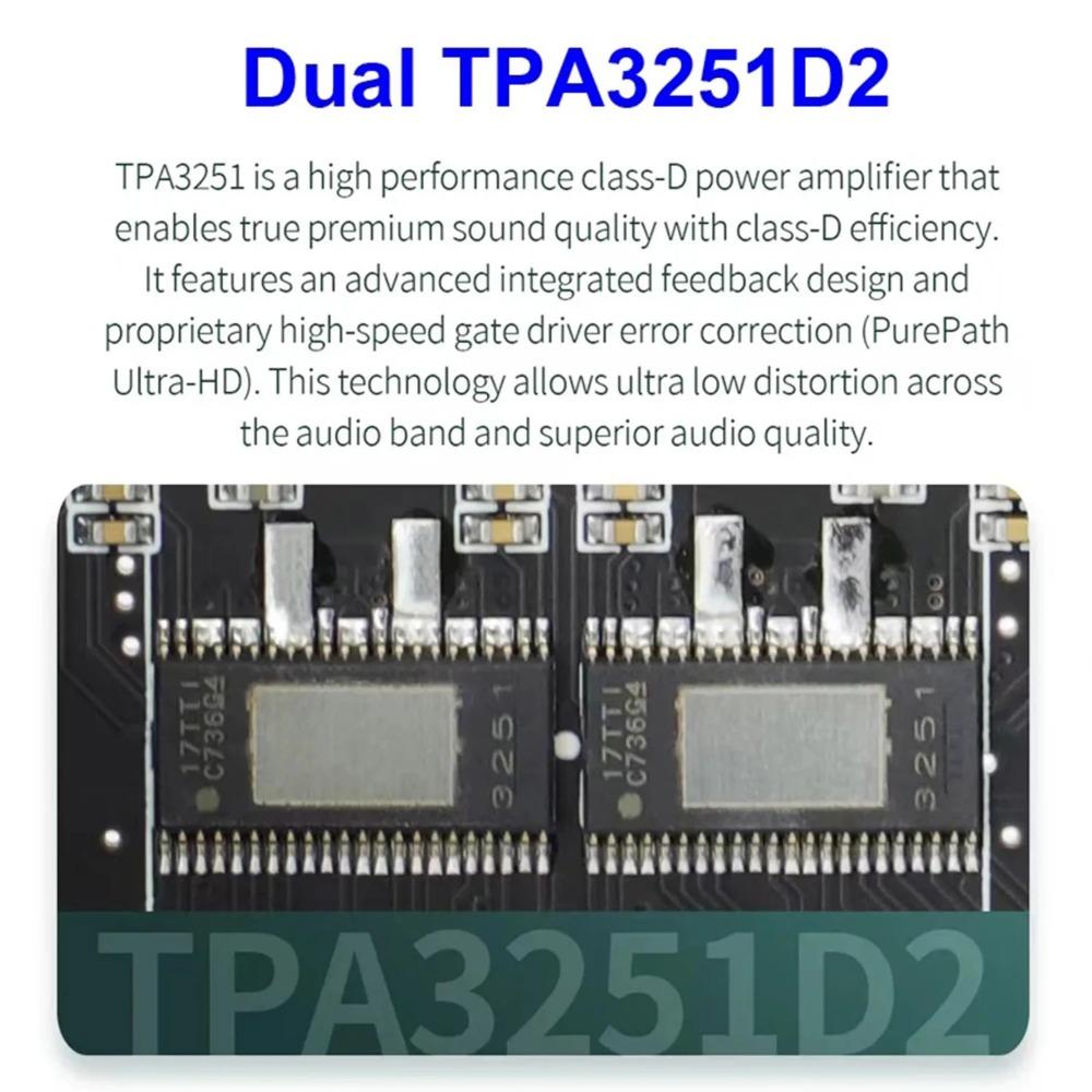 2*220W + 350W TPA3251 Bluetooth Power Verstärker Bord 2,1 Kanal Klasse D USB Soundkarte Subwoofer Theater Audio Stereo Verstärker