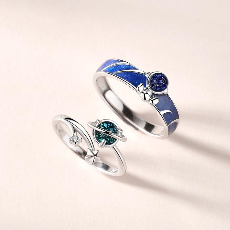 Tancise Klassisk 925 Sterling Sølv Zircon Ring Dame Smykker Bryllup Løfte Party Gift