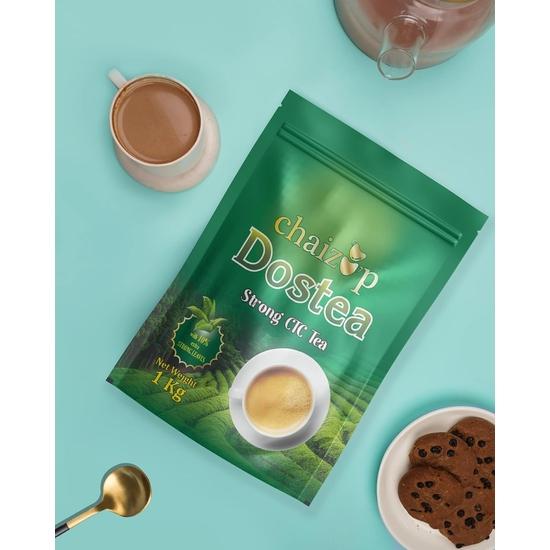 Chaizup Premium Dostea CTC Tea - 1 Kg | Loose Leaf Tea | Loose Leaf Blend for Authentic Flavours & Perfect Brew | 1kg