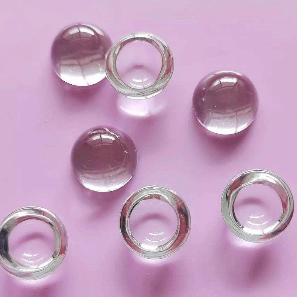 3D Clear Raised Keyboard Stickers Silicone Raised Pad Long Nails Keyboard Stickers Comfortable Protection Thick