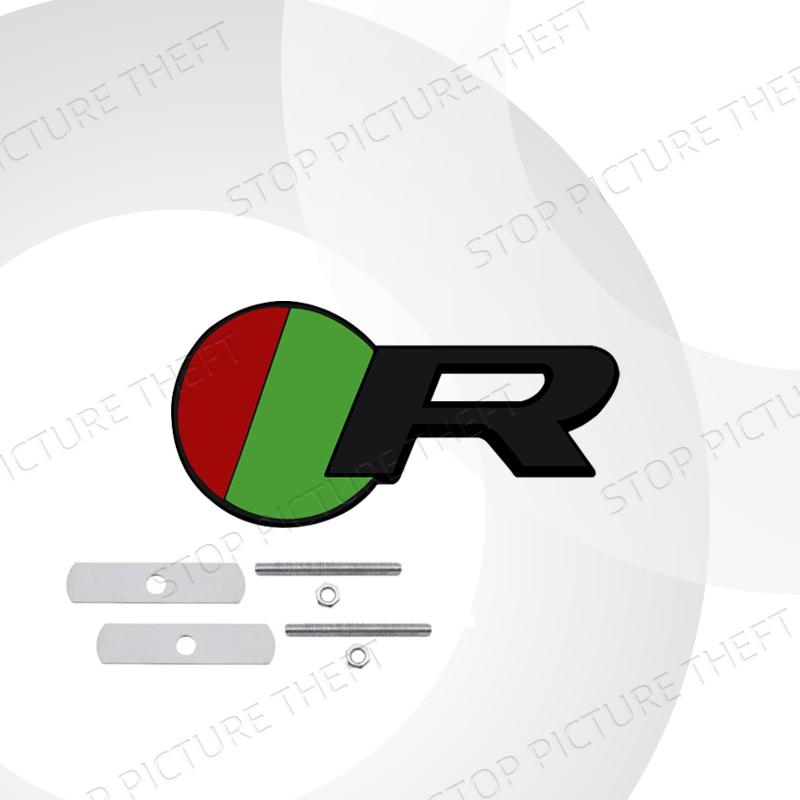 Metal Alloy S R Sport Logo Car Grille Badge Trunk Sticker Decoration Emblem For R-S F-Pace S-Type XE XF XJ XK XJR XFR XEL