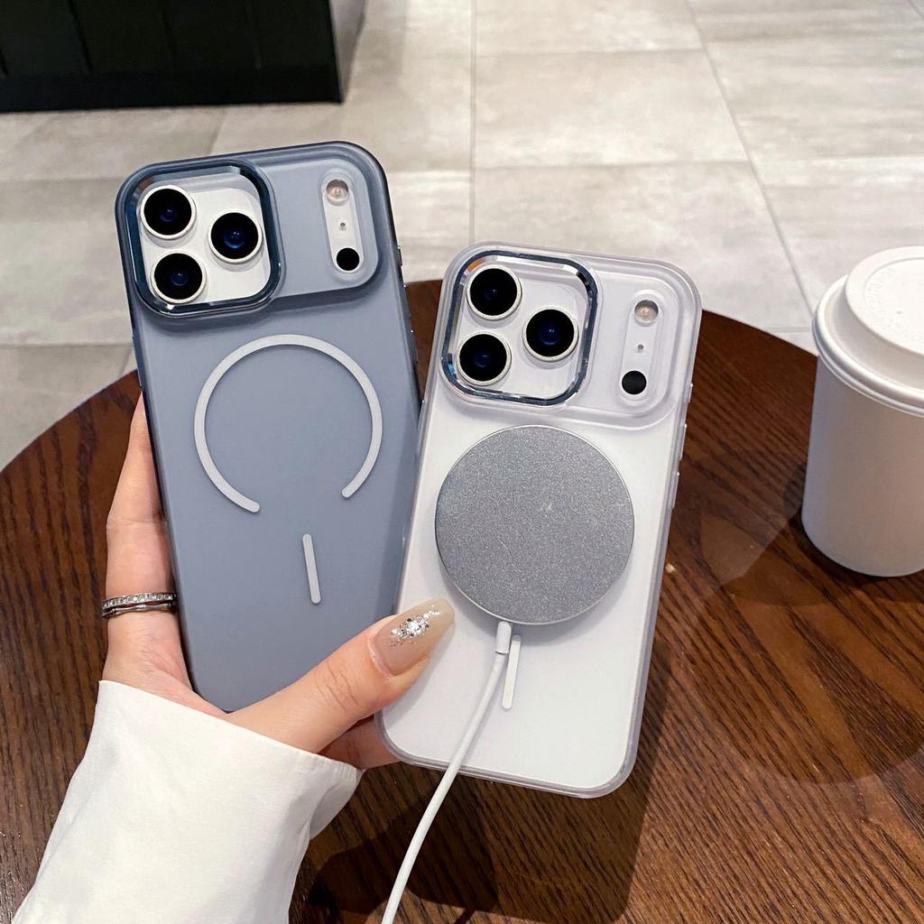 Applicable to iPhone17Promax mobile phone case, land magnetic suction 17Air Apple 16PM anti-drop 15Pro protective case