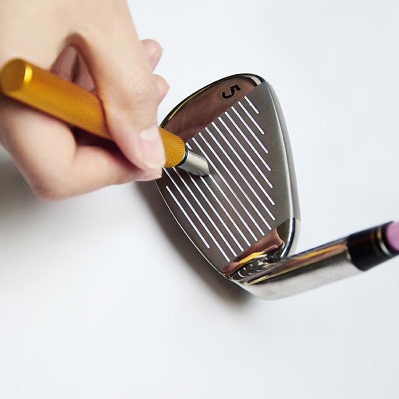 Golf Club Wedge Slot Stainless Steel Sharpener Quality U Type V Regroover Blade Cleaning Tool Accessories