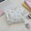 Small Fresh Ins Style Large Capacity Makeup Bag for Women Girl Travel Toiletry Organizer Pouch for Cosmetics and Skincare Case
