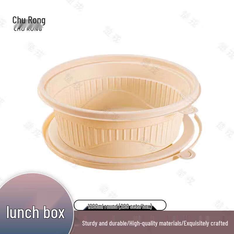 Biodegradable Corn Starch Disposable Food Containers