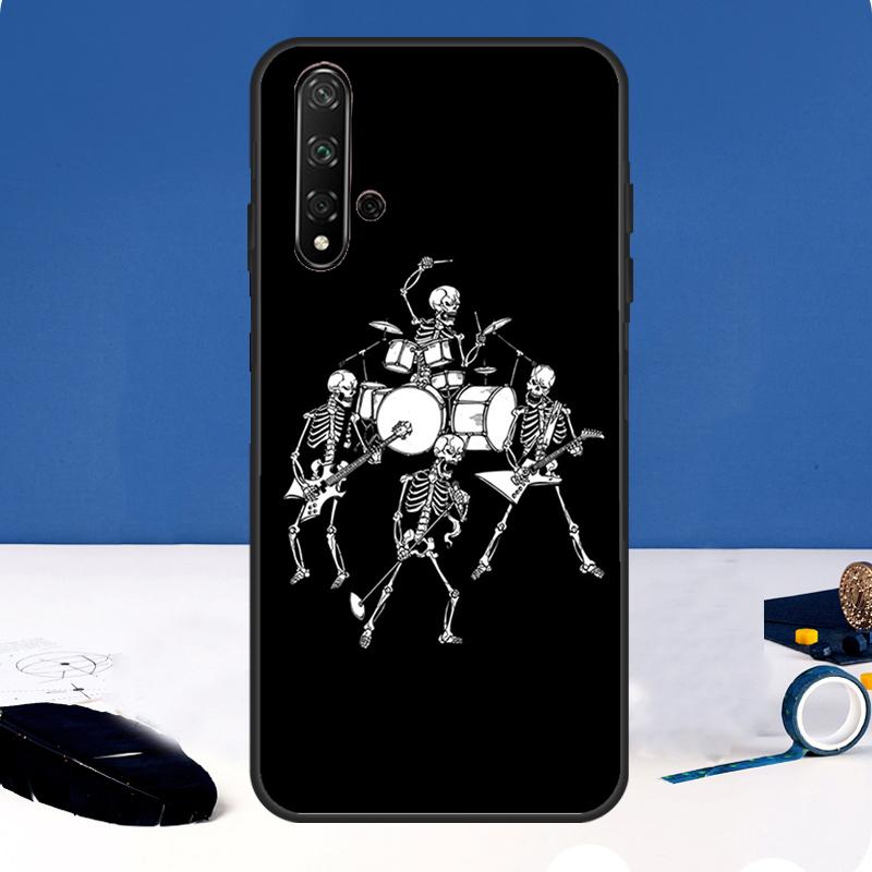 Musical Instrument Drum Case For Huawei Nova 12i 7i 8i 11i 12s 11 9 10 SE Y60 Y61 Y70 Y72 Y73 Y90 Y91 P30 P40 Lite