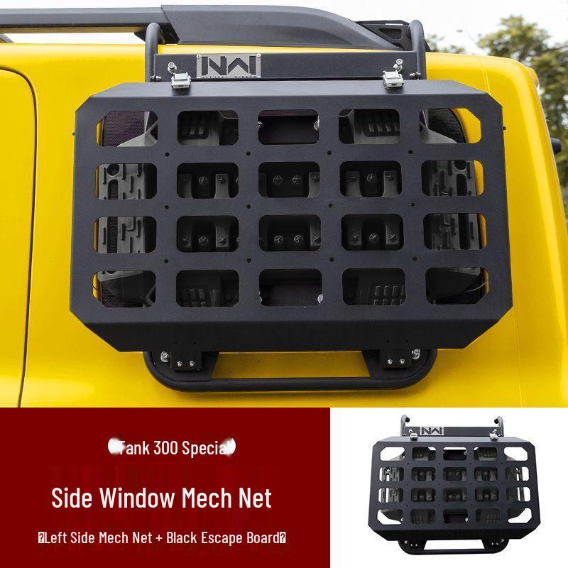 Tank 300 Rear Side Window Hanging Net and Off-road Storage Rack
