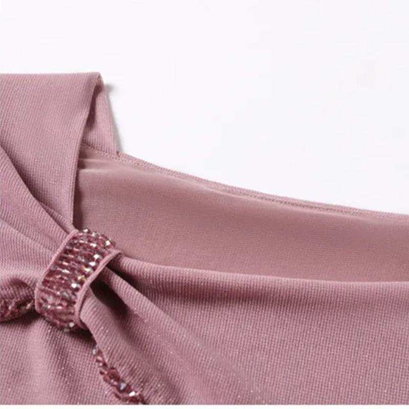 New Summer Korean Women Shiny Beading T-Shirt Clothes Chic Sexy Square Neck Ruffles Tops Short Sleeve All Match Tees Blouse