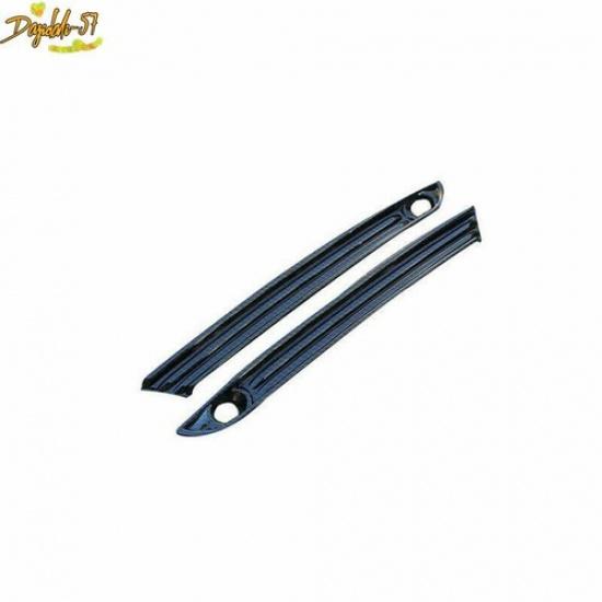 Carbon Fiber For Mazda CX5 CX-5 2017- look Front Fog Light Lamp Strip Trim