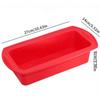 Silicone Heart Shaped Cake Pans Nonstick Reusable Round Baking Tray Cake Bakeware Pan Toast Mold Baking Tool for Pastry Dessert