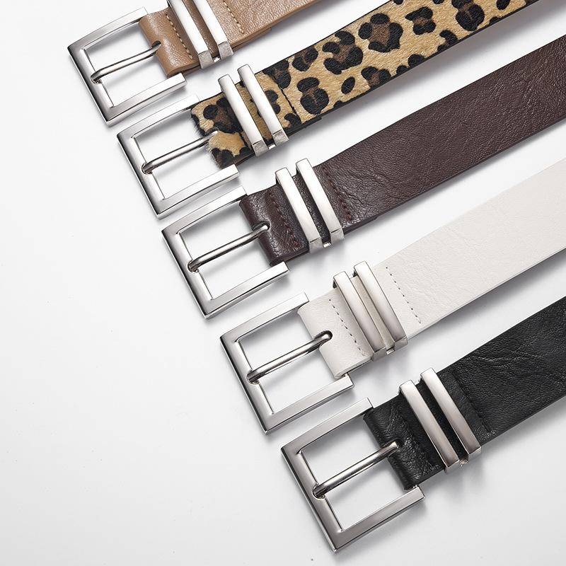 Fashionable Pin-Buckle Versatile Instagram-Style Wide Belt Korean-Style Minimalist and Elegant Metal-Buckle Women’s Belt