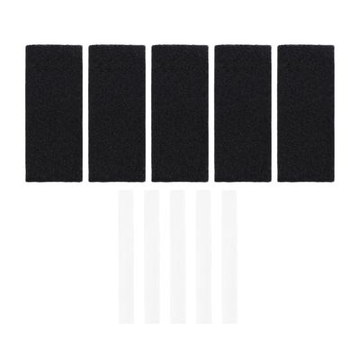 5 Stück Deckenventilatorblattfilter Rechteckig Selbstklebend Aktivkohle Deckenventilator Luftfilter
