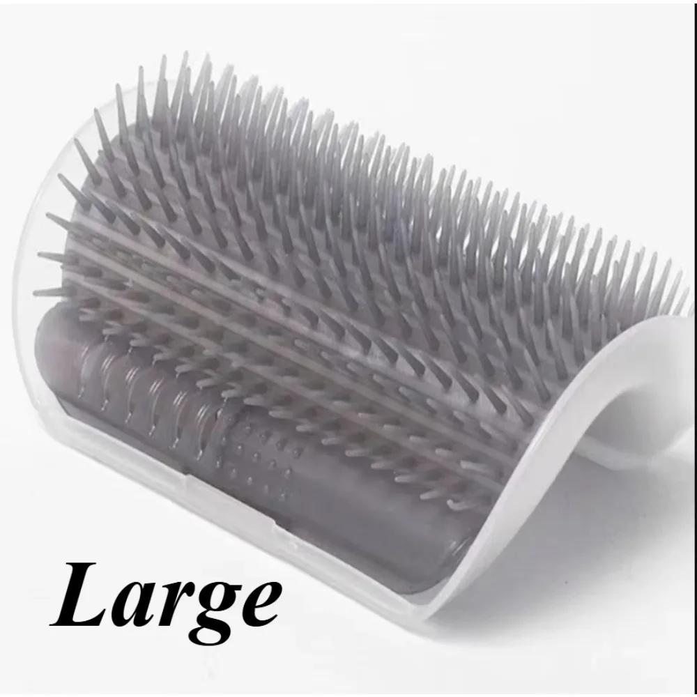 Cat Corner Scratcher Self Groomer with Catnip,1/ 2 Pack Softer Cat Face Scratchers Wall Corner Grooming Massage Combs