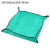Estera de jardinería de 50/66/75/100 cm, estera de PE para trasplantar plantas, impermeable, cuadrada, para macetas, gruesa, plegable, accesorios de jardín