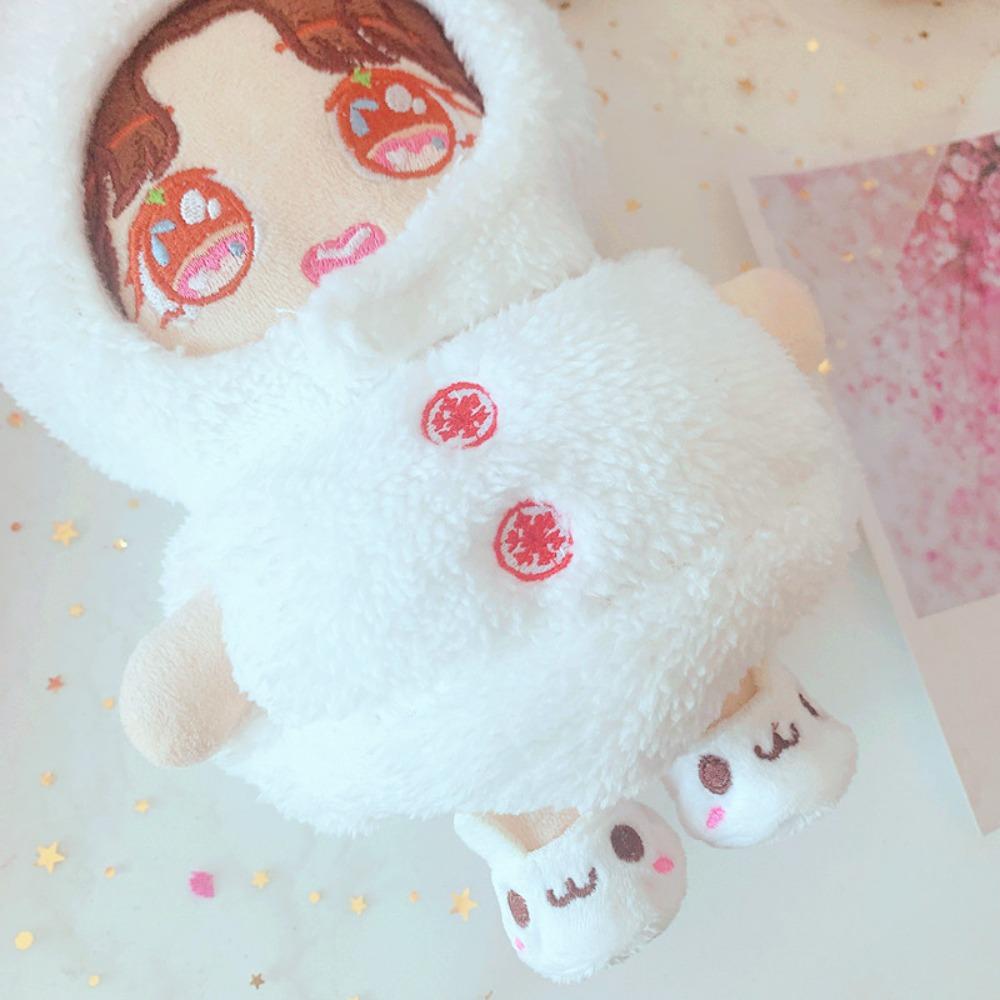 Christmas Snowman 20CM Cotton Doll Clothes Plush Hat Plush Toys Clothes Girl Gift