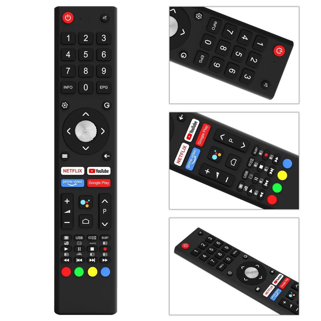 GCBLTV02ADBBT Remote Control for CHIQ Smart TVs