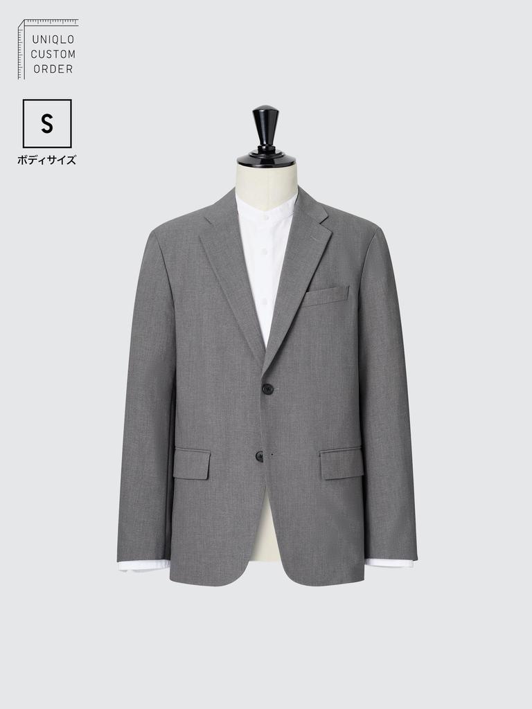 Uniqlo Japan ImpreSSive Jacket 2way Stretch Wool Like S Size Length 66 70cm Sleeve Length 54 60cm Can Be Set Up