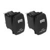 2Pcs Waterproof Rocker Switch Toggle ON Off for Automotive Cars Marine Trucks 5 Pin 12V?24VLED