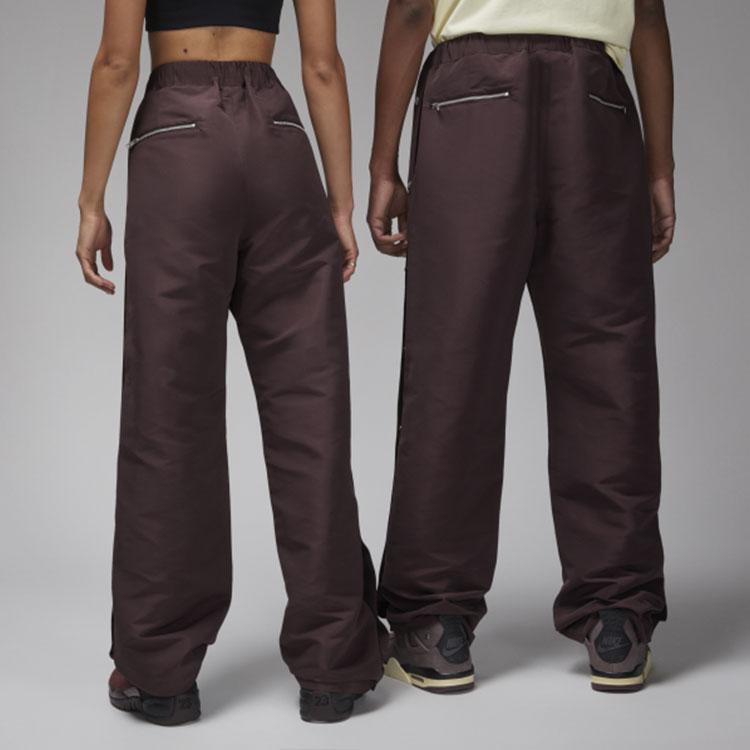 Jordan x A Ma Maniere Snap Pant (Asia Sizing) Mahogany Unisex Streetwear DV7459-263