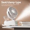 Spray Electric Fan Portable 4-Speed Clip Fan 360° Rotating with Clip Base Multi-function Humidifier Office Home Small Fan 2025
