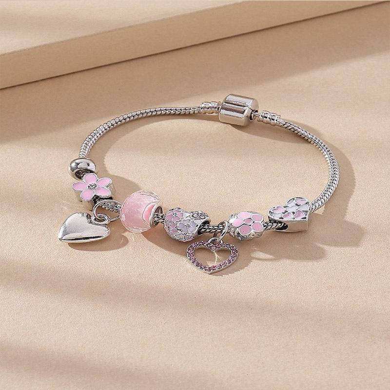 1PC Women's Fashion Pan Family Multi Element Beaded Bracelet Zircon Accessories Suitable for Date, Party, Festival Gifts