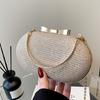 PU Leather Glittering Evening Bag Wedding Crossbody Handbag Purse for Parties