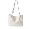 KKYOYRE Shoulder Bag with PU Chain Strap, Large Capacity, Fashionable Solid Color, Body Bag with Ring Chain Connection, Zipper Closure, Waterproof,