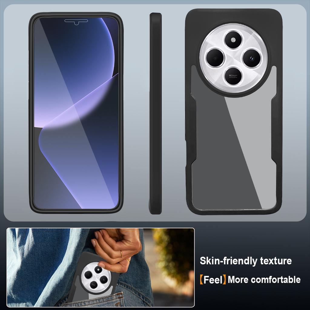 Funda For Xiaomi Redmi 14C 360 Full Protection Phone Case for Redmi14C 14 C Redmy 14C 4G Clear Screen With Silicone Bumper Cover