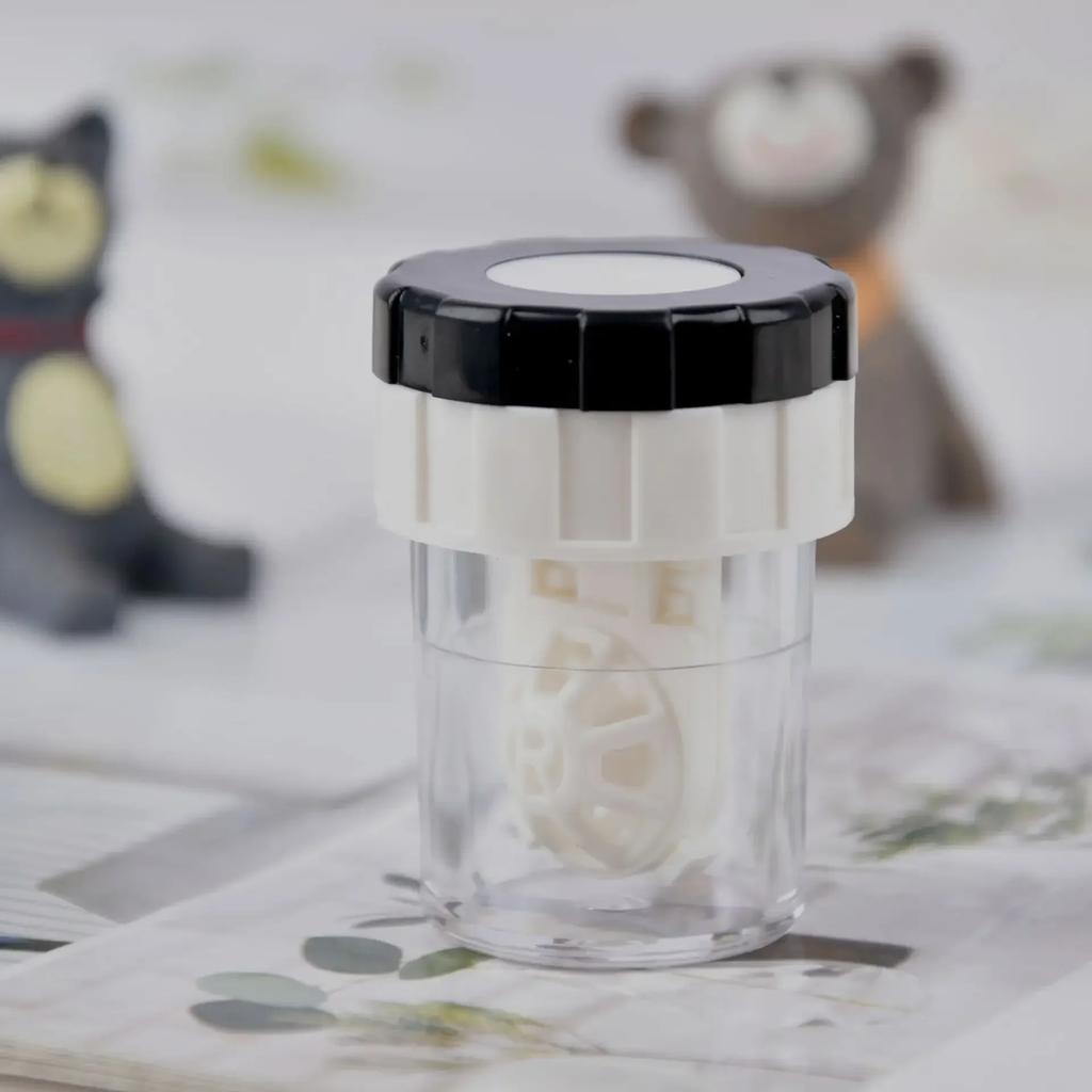 Contact Lens Cleaner Case Box Plastic Container Storage Holder Portable Lenses Cleaning Tools Travel Set