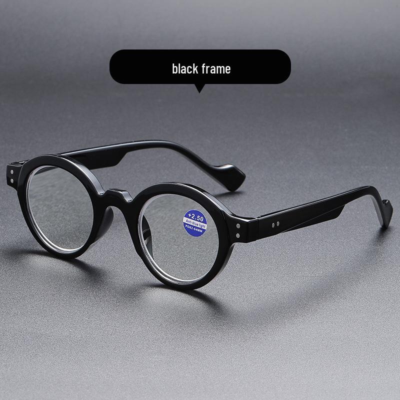 

Unisex Blue Light Blocking Reading Glasses with Spring Hinges: Japanese-Style, HD Lenses, Ideal for Elders +200