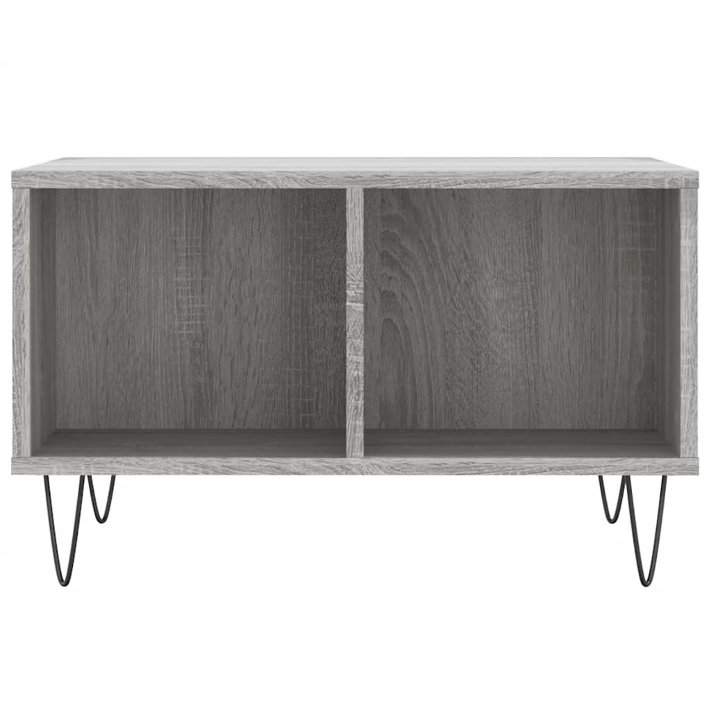  Coffee Table, Grey Sonoma Oak 60x50x36.5 Cm, Wood-based