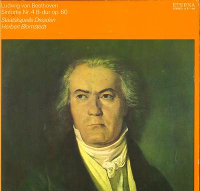 LP Record LUDWIG VAN BEETHOVEN STAATSKAPELLE  Sinfonie Nr. 4 Bdur Op. 60 827158 ETERNA 1980 German Dem Classical Used